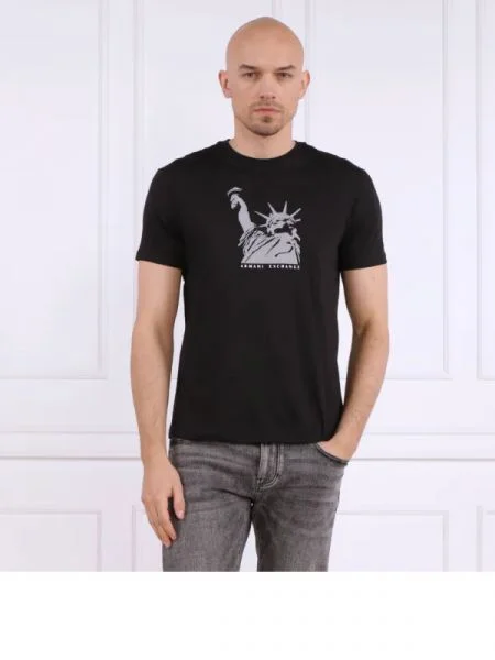 Armani Exchange Tricou negru