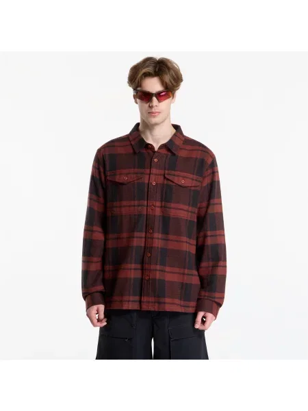 Košile Patagonia M's Fjord Flannel Shirt Rusty Red L červená
