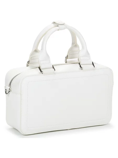Calvin Klein Kézitáska BOLD CK ELONGATED' fehér