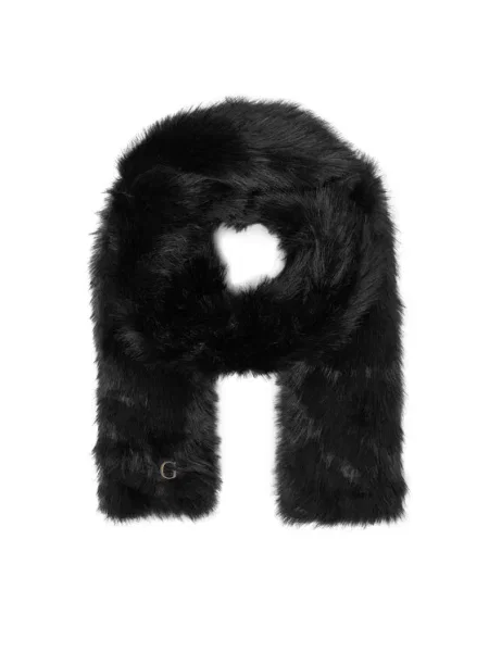 Зимен шал Guess черен