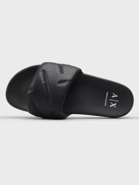 Шлепанцы Armani Exchange черные