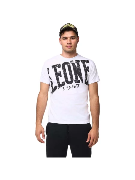 Scurt tricou Leone 1947 cu mâneci scurte alb