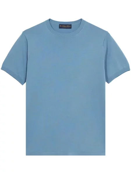 Pulover Brooks Brothers tricotate scurt albastru