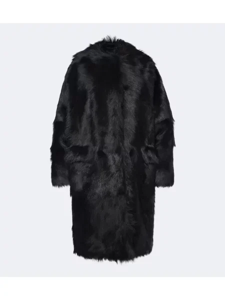Haină din piele de oaie Toteme din piele de oaie negru