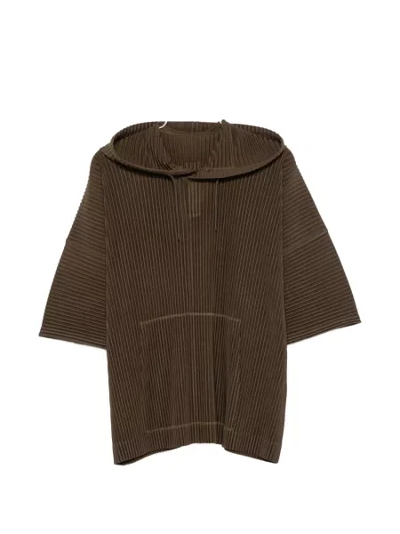 Hanorac cu glugă Homme Plisse Issey Miyake cu cordon verde