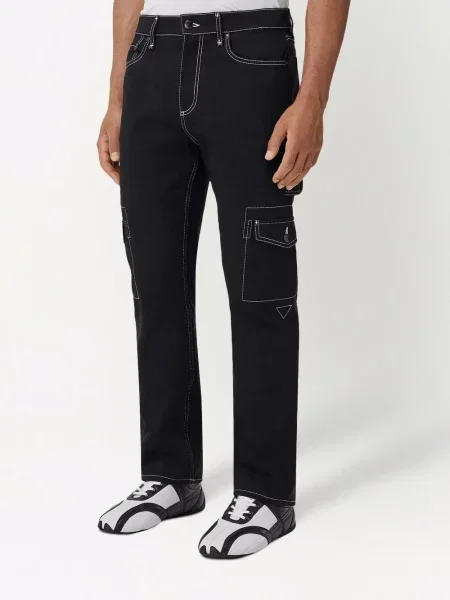 Straight fit džíny Burberry černé
