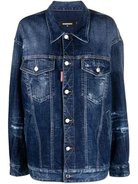 Geacă de blugi Dsquared2 albastru