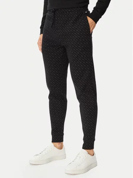 BOSS Pantaloni pijama negru