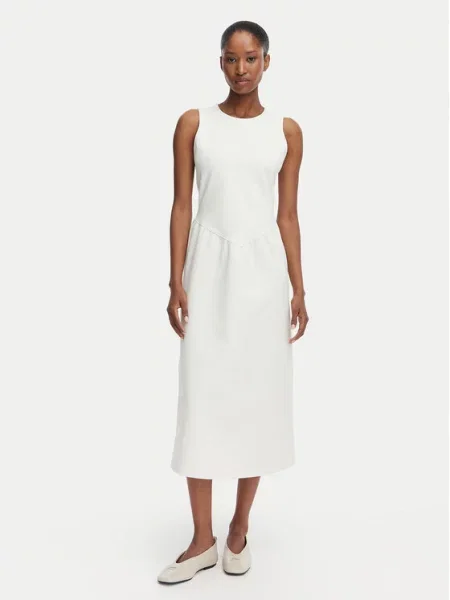 Calvin Klein Cocktail obleka Kremna A-Line Fit