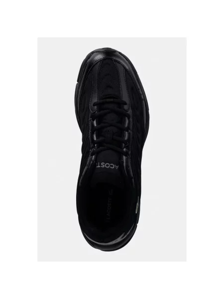 Sneakersy Lacoste skórzane czarne