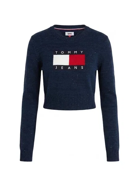 Mikina Tommy Jeans modrá