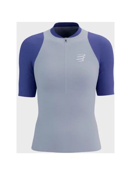 Koszulka Compressport Trail Racing Postural krótki rękaw lawendowy XS niebieski