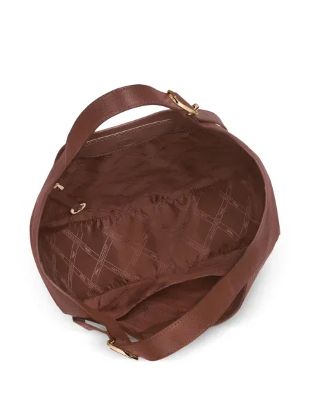 Geanta de piele Longchamp din piele maro