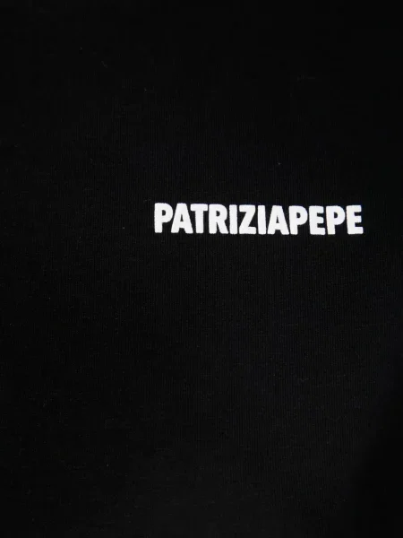 Koszulka dziecięca Patrizia Pepe Girl czarna