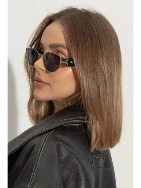 Saulės akiniai Chloé Eyewear juoda