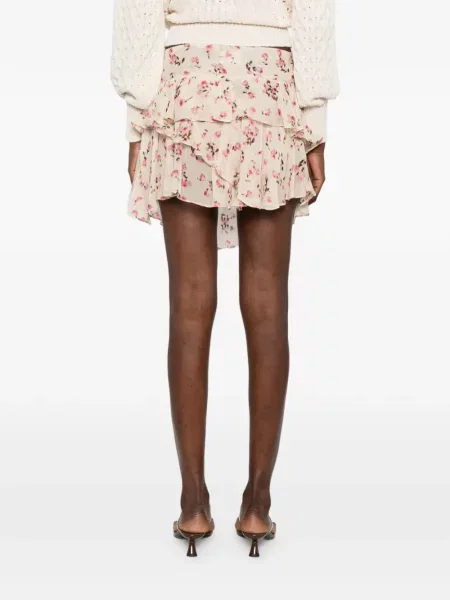 Fustă Marant Etoile cu model floral cu volane