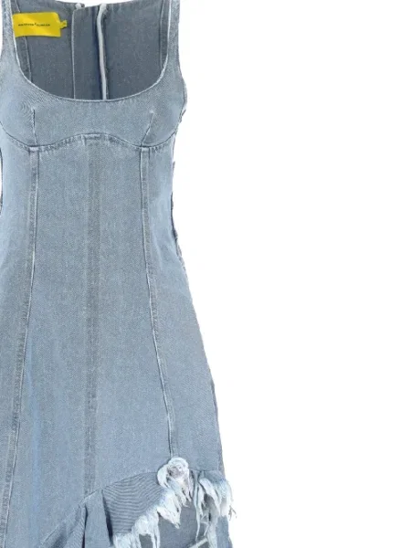 Sukienka midi Marques'almeida do kolan garniturowa niebieska