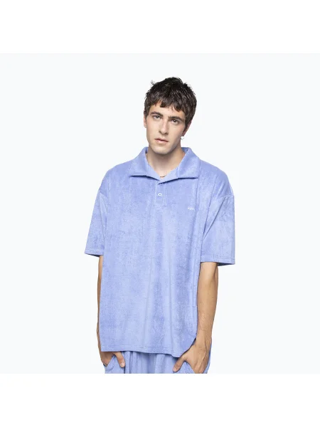 Tricou polo pentru bărbați Kaotiko Towel sky blue albastru
