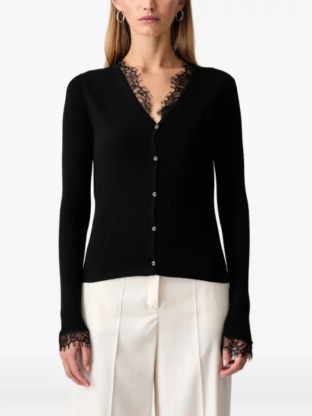 Cardigan Pinko de lână negru