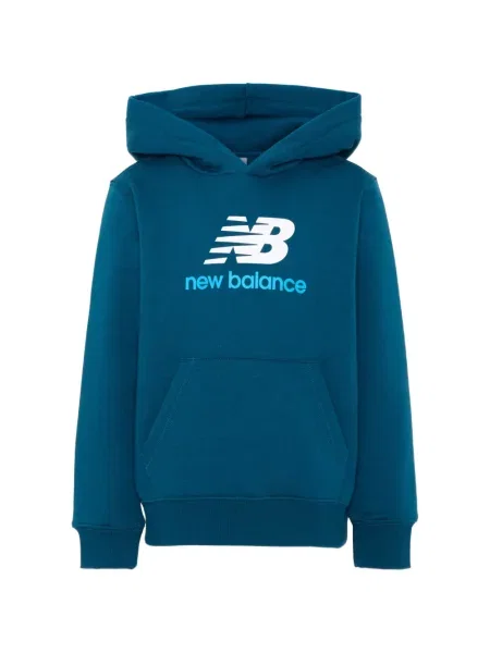 Bluza z kapturem dziecięca New Balance zielona