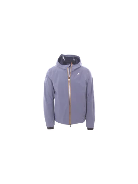 K-Way Jacko Bonded Grey Blue Mężczyźni Kurtki K-WAY Niebieski Size: L szara