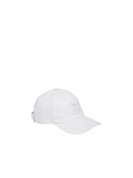 Czapka z daszkiem Dondup biała
