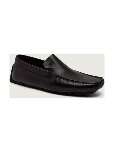 Calvin Klein De piele mocasini DRIVER PENNY maro
