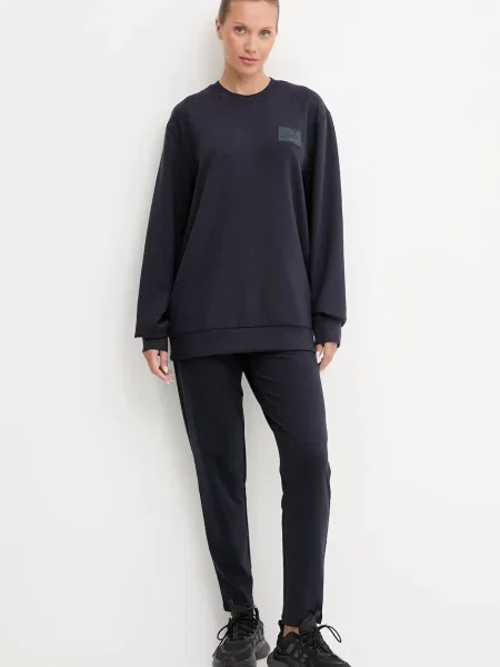 Pulover Emporio Armani mornarsko modra