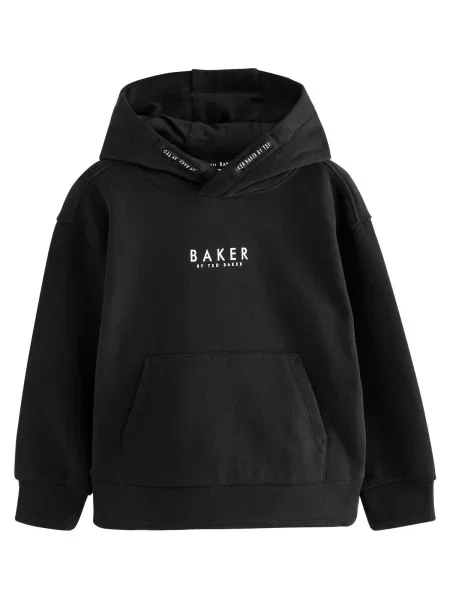 Baker by Ted Baker Μπλούζα φούτερ μαύρο λευκό