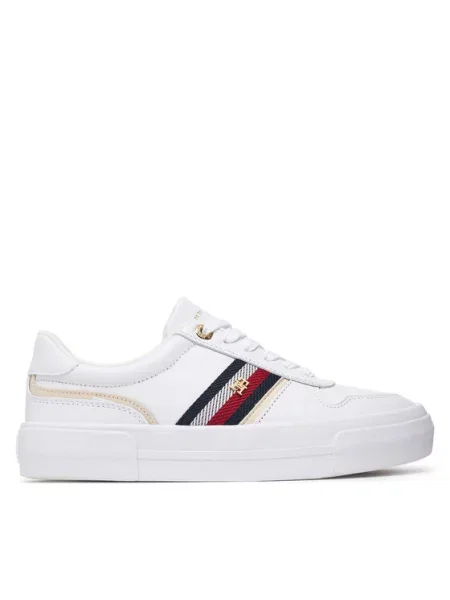 Tommy Hilfiger Сникърси Th Platform Vulc Leather бял