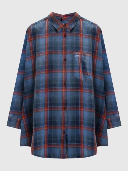 Сорочка в клітинку Juun.j синя