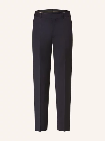 Boss Oblekové Kalhoty Lenon Regular Fit dark blue modré