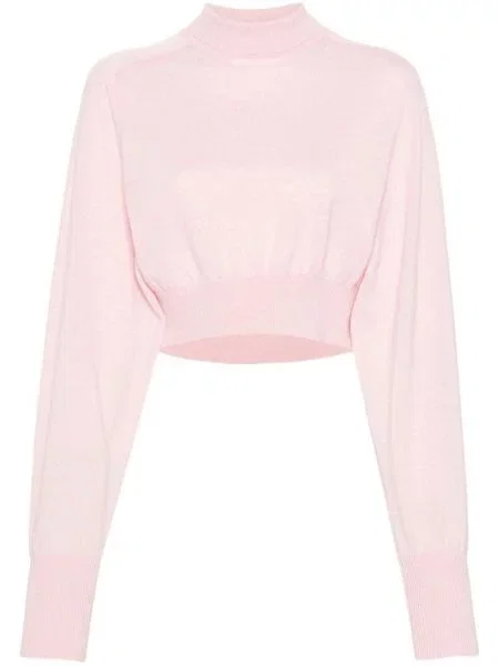 Pulover Sportmax de lână roz