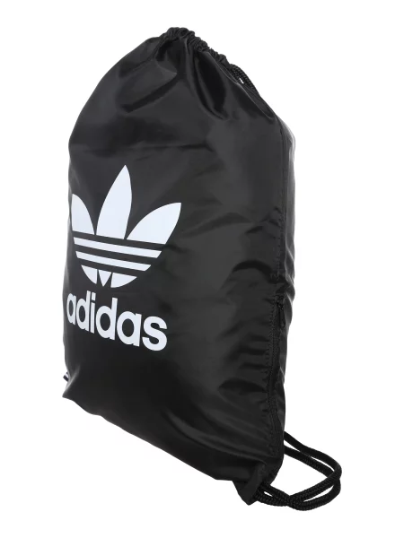 Vak so sťahovacou šnúrkou adidas Gymsack Trefoil Black čierna