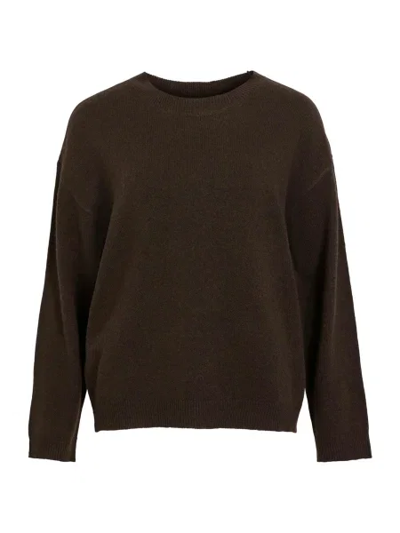 VILA Pulover VILIGA închis maro