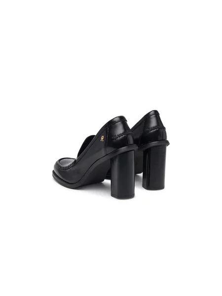 Loaferiai Tommy Hilfiger su kvadratine nosimi juoda