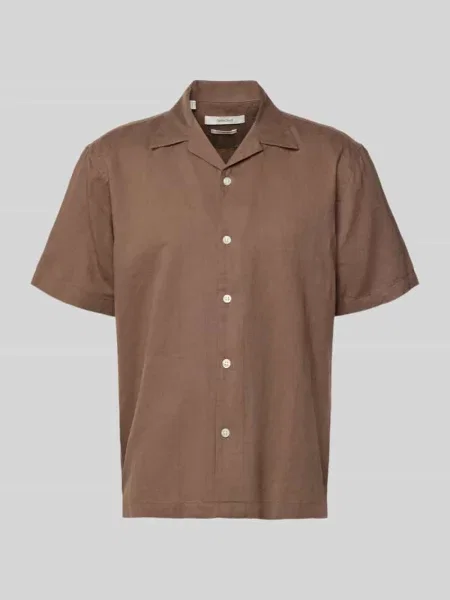 Koszula casual o kroju relaxed fit z mieszanki lnu i bawełny model RLXCLAY' Selected Homme