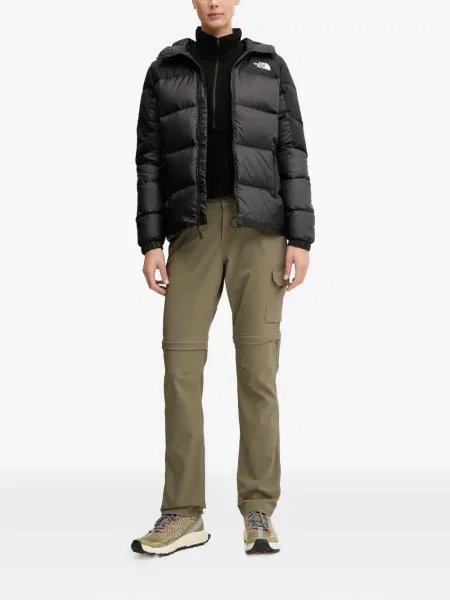 Geacă The North Face cu glugă negru