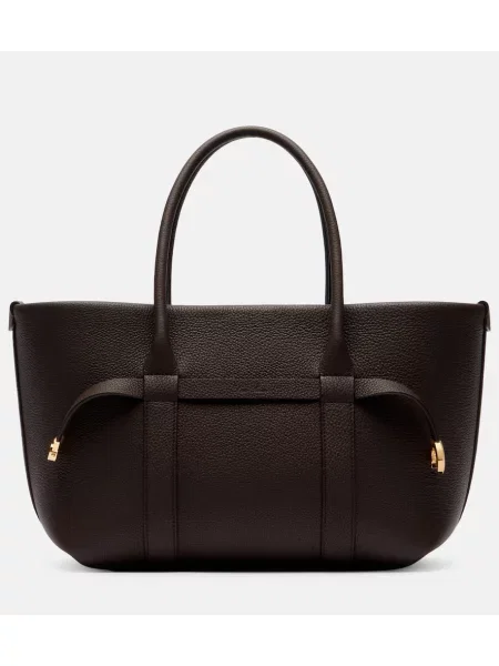 Geantă shopper Loro Piana din piele maro