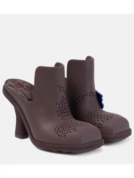 Mules Burberry rdeča
