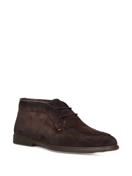 Semišové desert boots Santoni hnědé