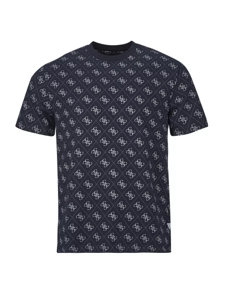 Pletena majica Guess s kratkimi rokavi