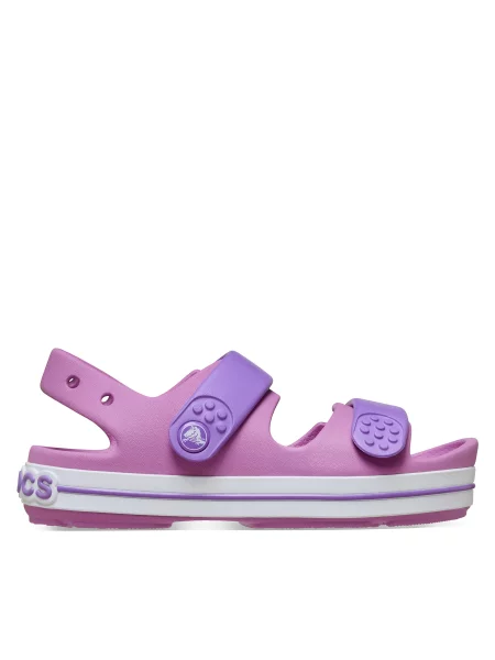 Σανδάλια Crocs Crocband Cruiser Sandal K Ροζ μωβ