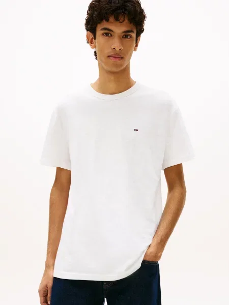 Tommy Jeans Tričko svetlobéžová