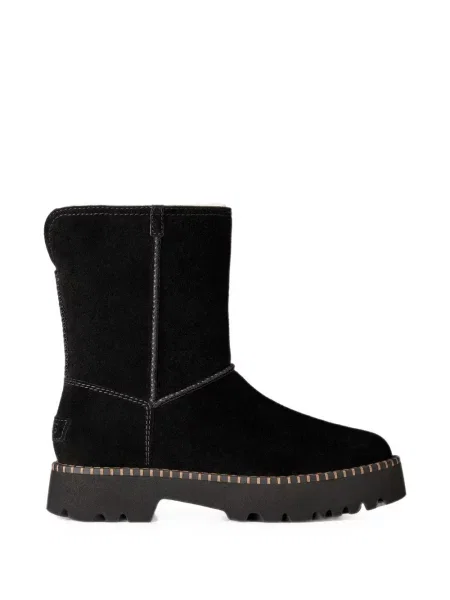 Cizme scurte Ugg din piele de căprioară negru