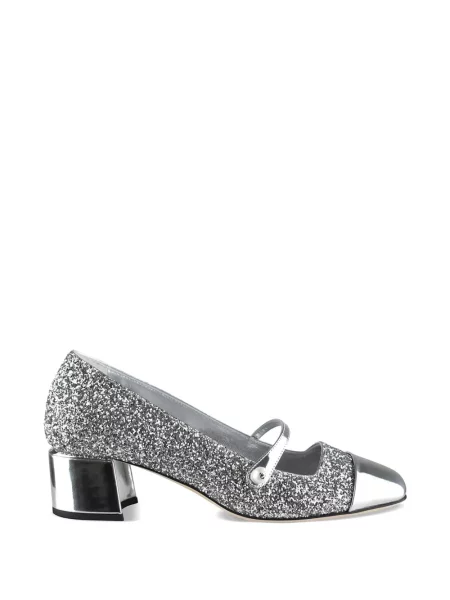 Pantofi cu toc Jimmy Choo cu paiete cu bretele