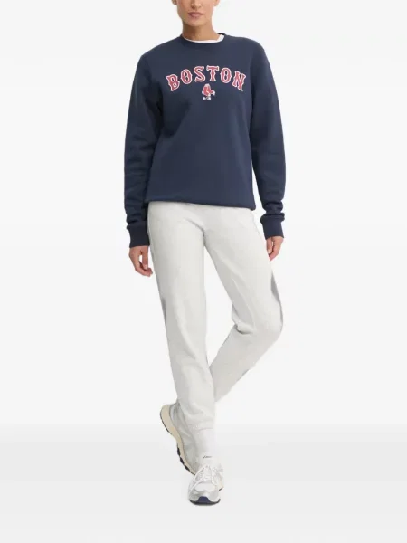 Hanorac crewneck '47 cu imagine cu decolteu rotund albastru