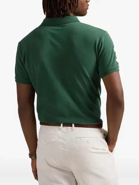 Șapcă Polo Ralph Lauren din fleece cu dungi cu volane albastru