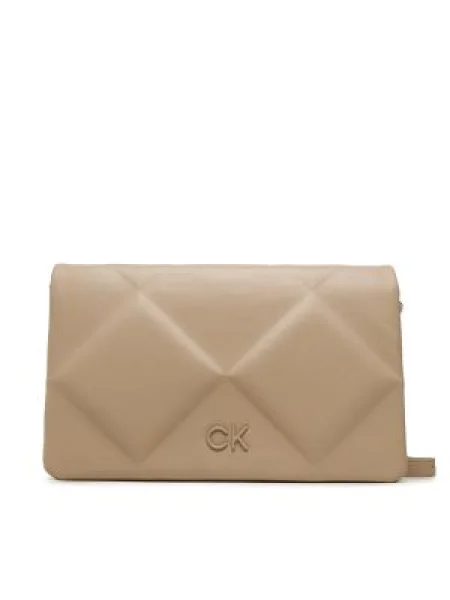 Kabelka Calvin Klein béžová