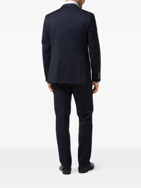 Sacou Billionaire cu broderie albastru